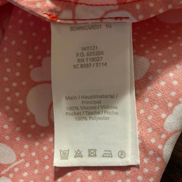 Boden Anthropologie Women’s 6 Dress Midi Fit Flare Short Sleeve Floral Pockets - Picture 5 of 12